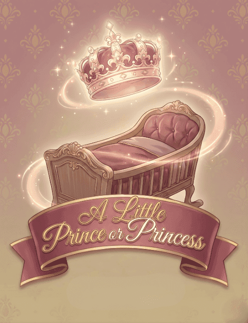 A Little Prince or Princess Royal Baby Shower Card