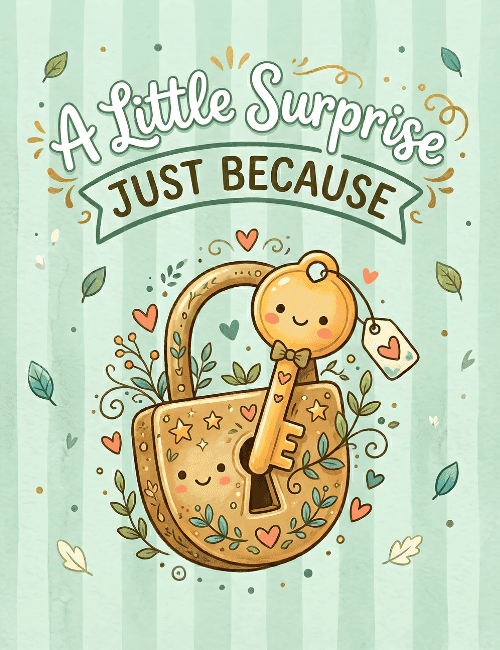 A Little Surprise Just Because Card