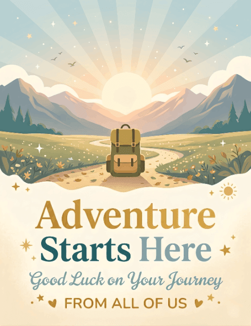 adventure-starts-here-farewell-card