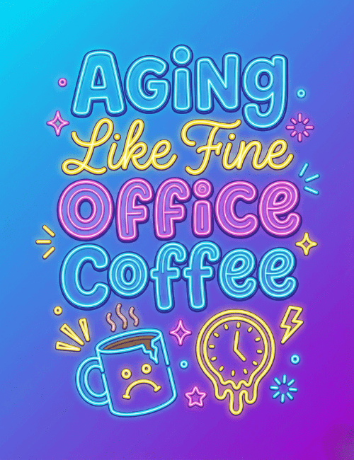 Aging Like Fine Office Coffee – Funny Office Birthday Card