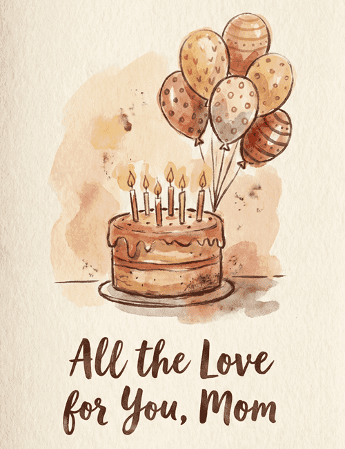 All the Love for You Mom Mother’s Day Card