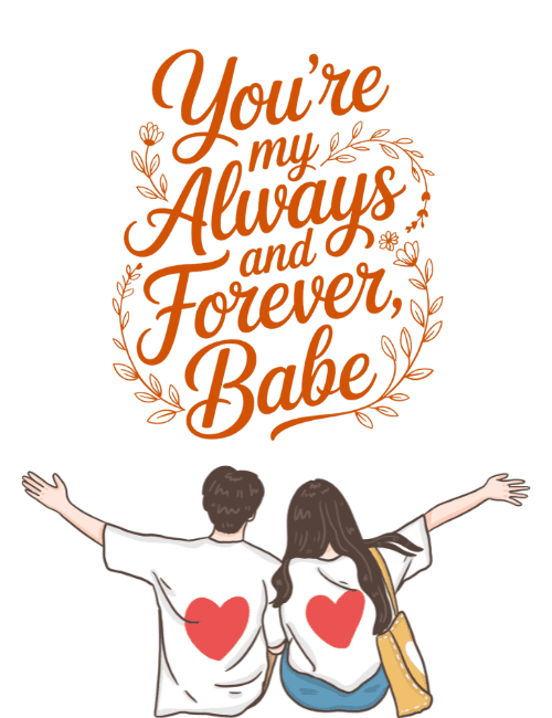 Always and Forever – Cute Girlfriend Day Card