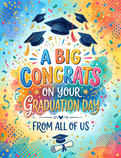 Big Congrats On Your Graduation Day