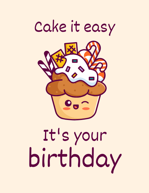 Cake It Easy Birthday Card