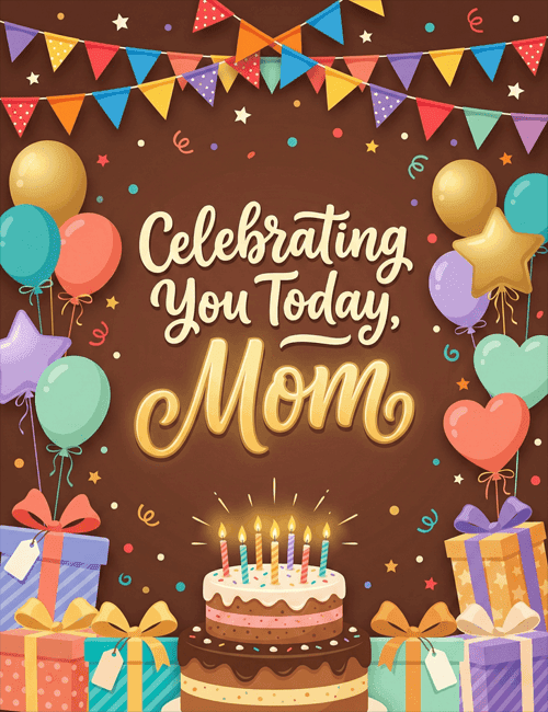 Celebrating You Today Mom Mother’s Day Card