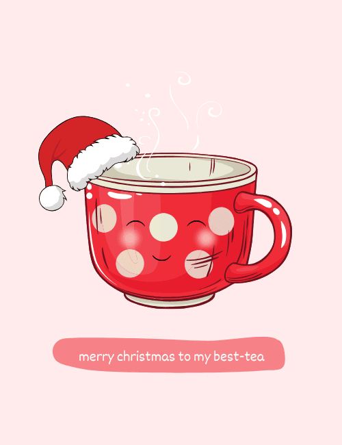 Christmas Tea Cup Card