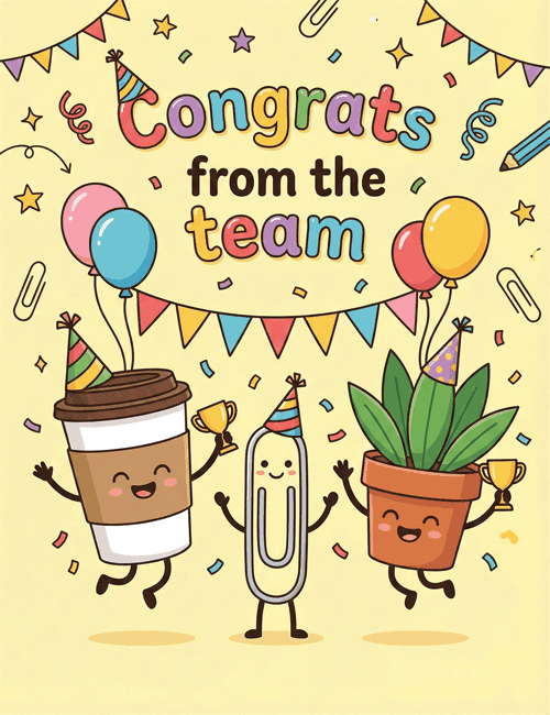 Congrats from the Team