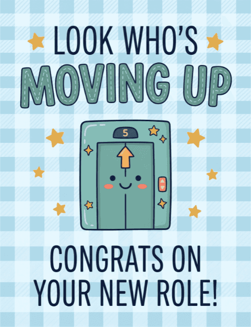 Congrats on Your New Role Card