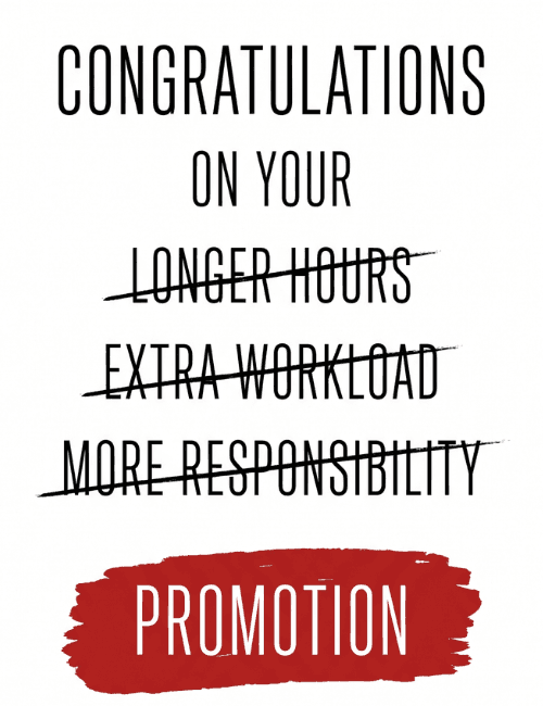Congratulations on Your Promotion Funny Card