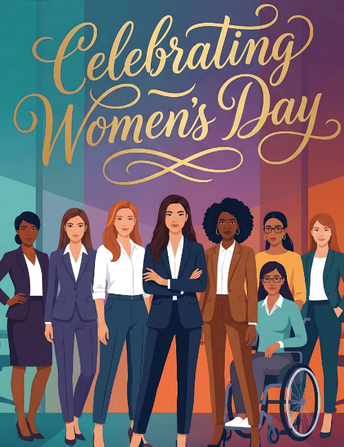 Celebrating Women's Day: Modern Unity Card