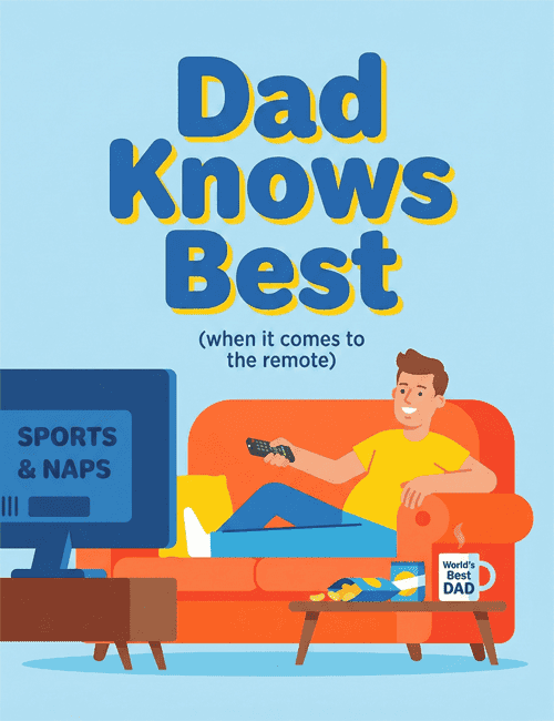 Dad Knows Best Funny Happy Father’s Day Card