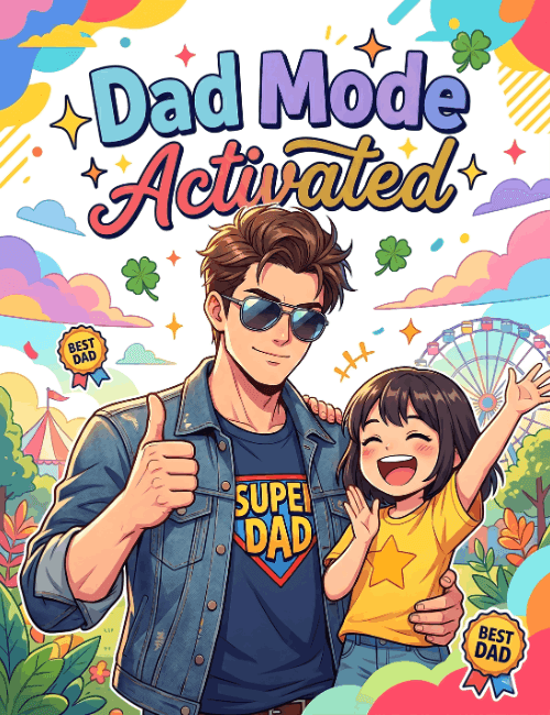Dad Mode Activated Fun Father’s Day Card