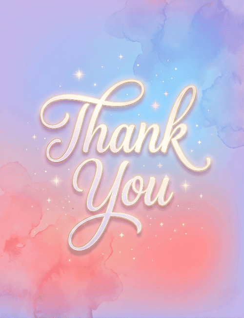 Elegant Thank You Card – Soft Pastel Minimal Design