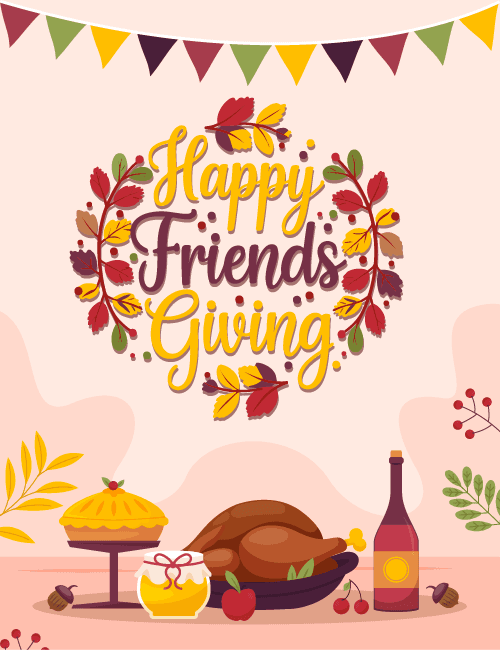 Friends clinking glasses at a festive dinner