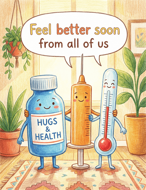 Feel Better Soon from All of Us
