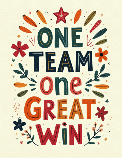 Office Team Success Card – One Great Win (Animated)