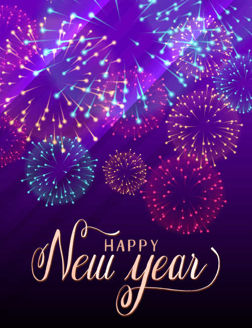 Fireworks celebration design