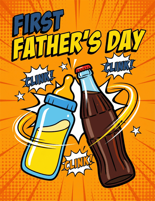 First Father’s Day Fun Celebration Card