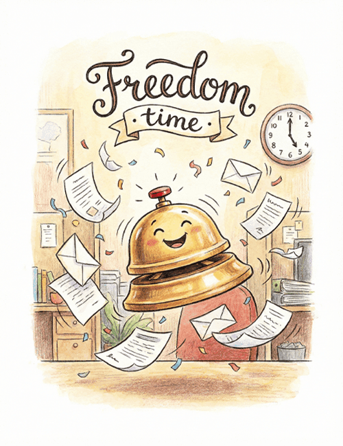 Freedom Time – Happy Retirement Card