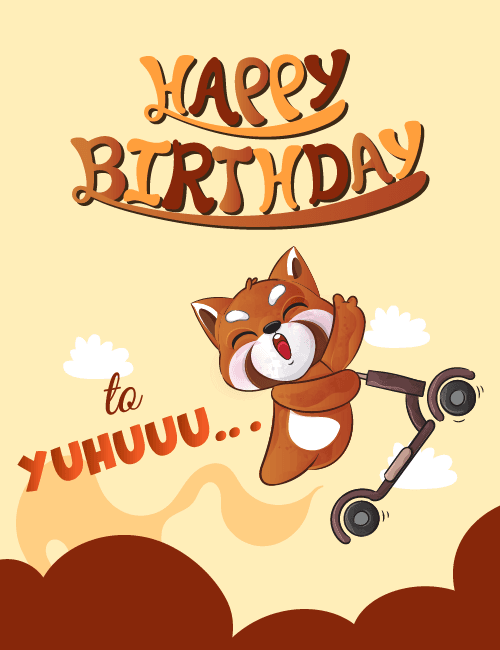 Funny Happy Birthday Card