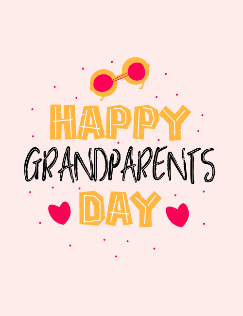 Cool Sunglasses Grandparents Day Card