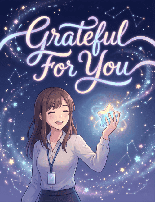 Grateful For You Thank You Card