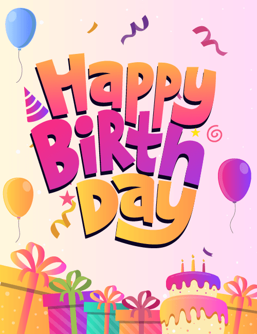 Happy Birthday – Bright Celebration