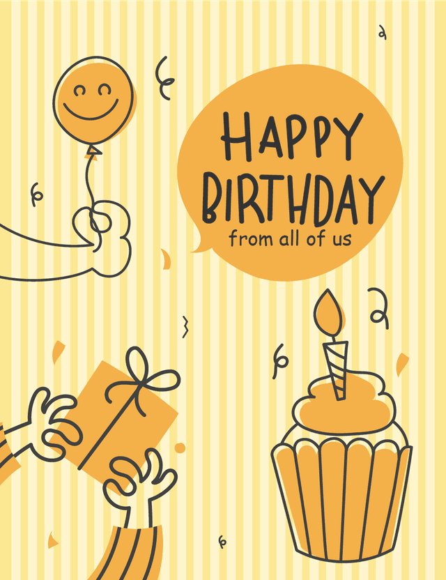 Happy Birthday From All Of Us