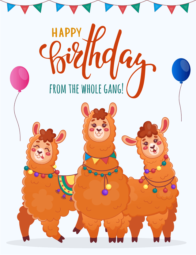 Happy Birthday From The Whole Gang
