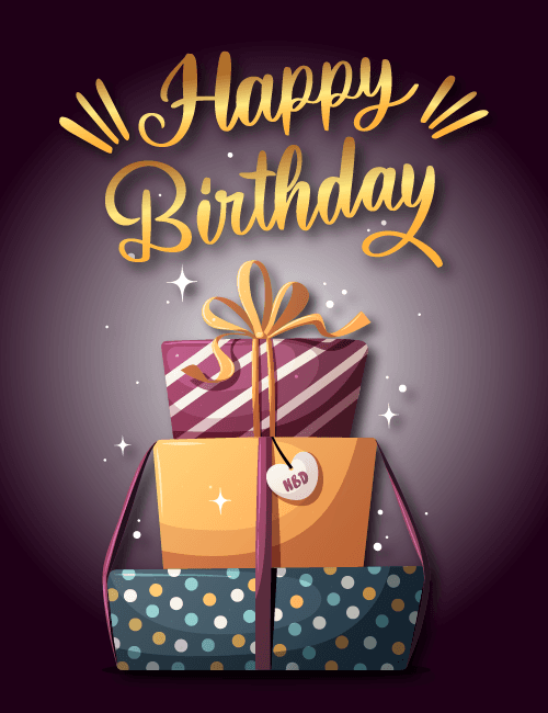 Happy Birthday Gift Box