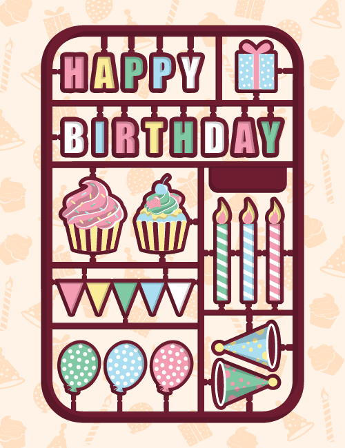 Happy Birthday Party Icons