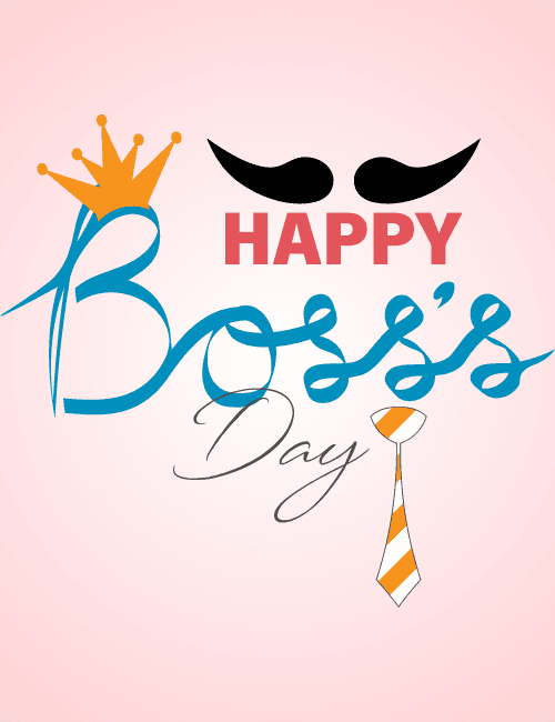 Best Boss Ever Trophy Card
