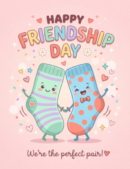 Happy Friendship Day to My Perfect Pair Forever