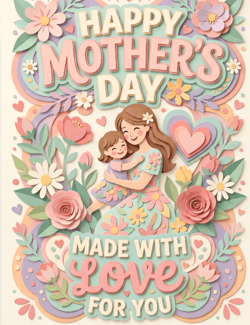 Happy Mother’s Day Made With Love for You