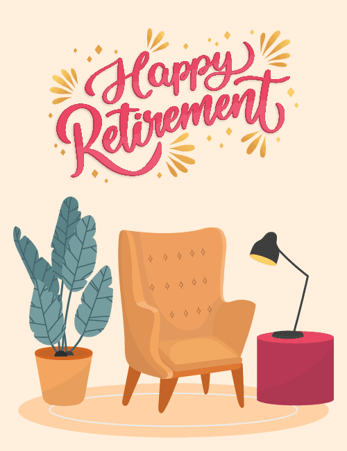 Happy Retirement – Time to Relax