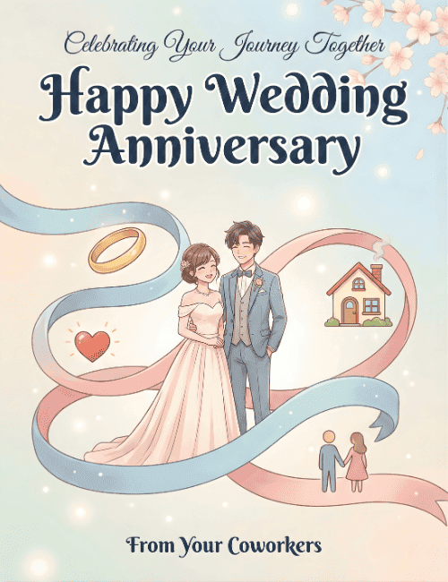 Happy Wedding Anniversary Celebrating Your Journey Together Card