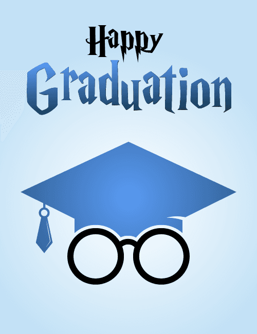Happy Graduation – Harry Potter Themed Design