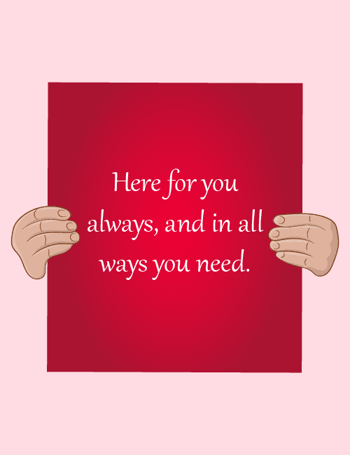 Here for You, Always