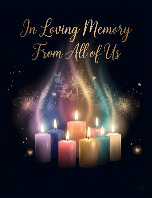 In Loving Memory From All Of Us