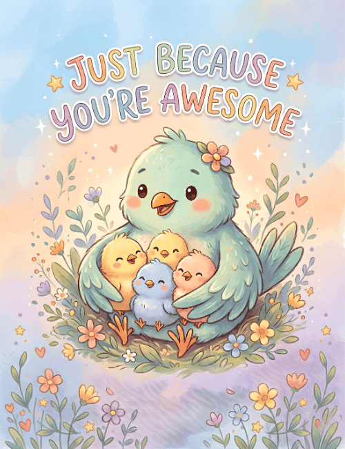 Just Because You Are Amazing Card