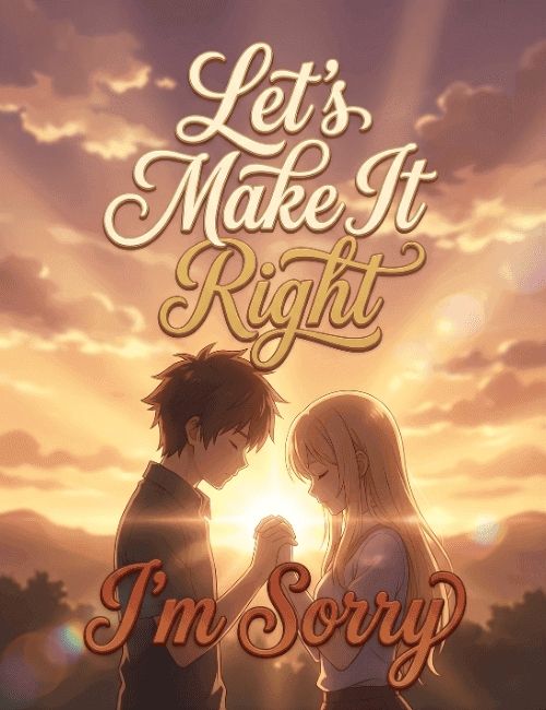Let’s Make It Right Romantic I’m Sorry Card