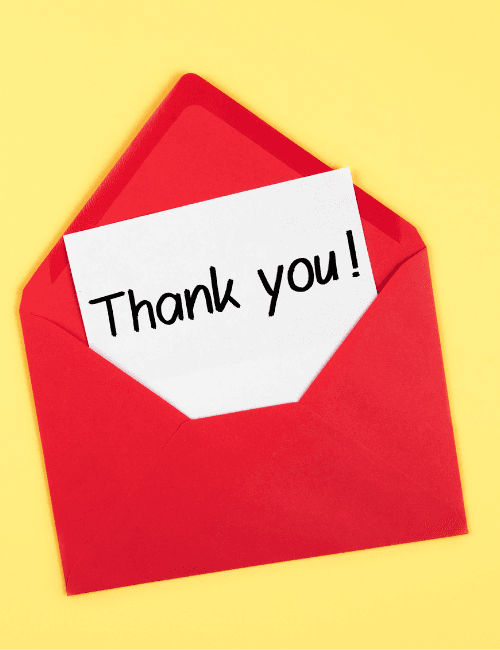 Simple Thank You Note