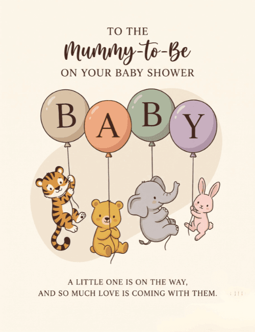 Mummy to Be Baby Shower Card
