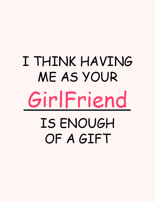 National Boyfriend Day Girlfriend is the Gift Card