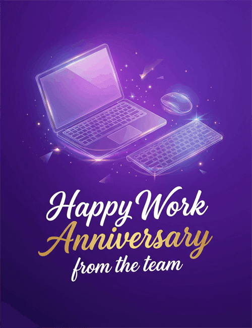 Happy Work Anniversary from the Team