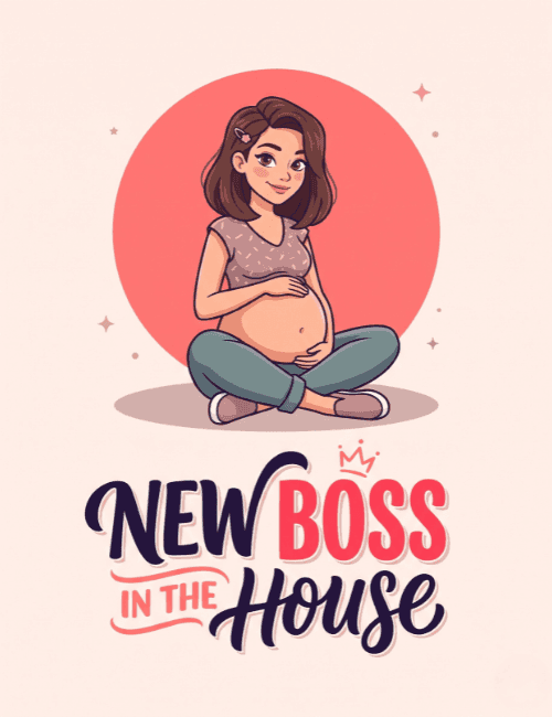 New Boss in the House Baby Card