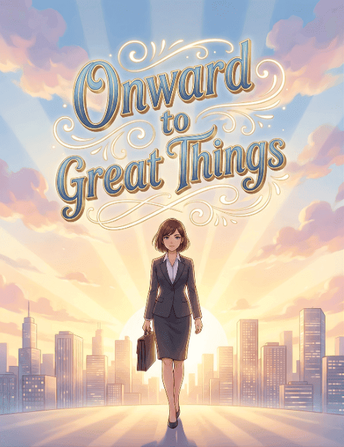 Onward to Great Things Farewell Card