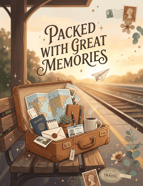 Packed With Great Memories Farewell Card