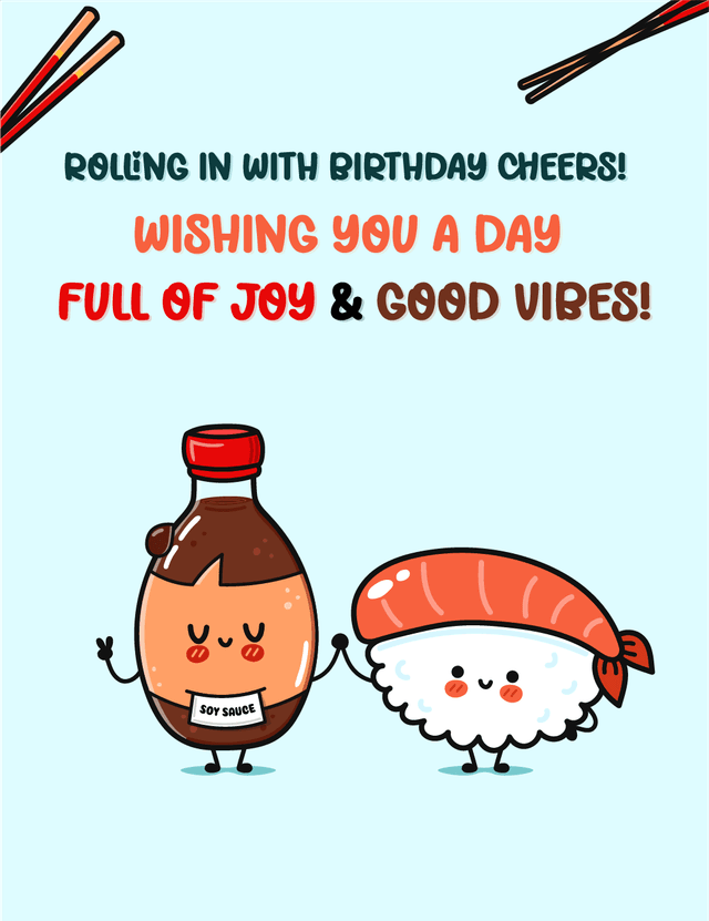 Rolling In With Birthday Cheers