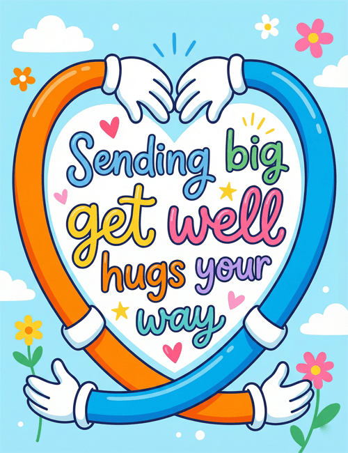 Sending Big Get Well Hugs Your Way